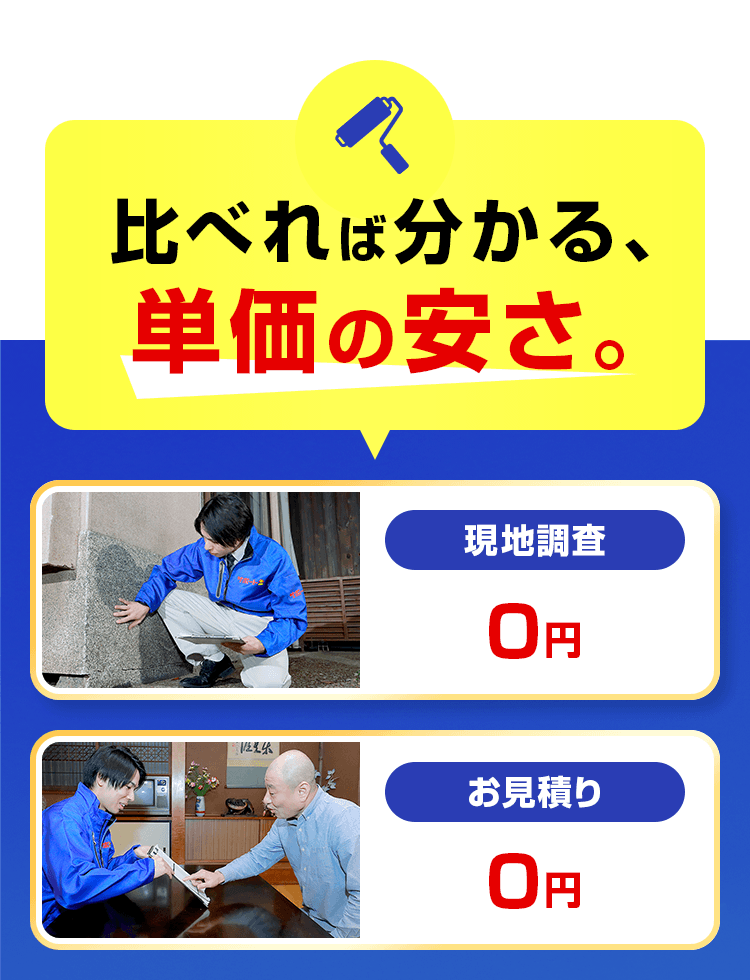 比べれば分かる、単価の安さ。